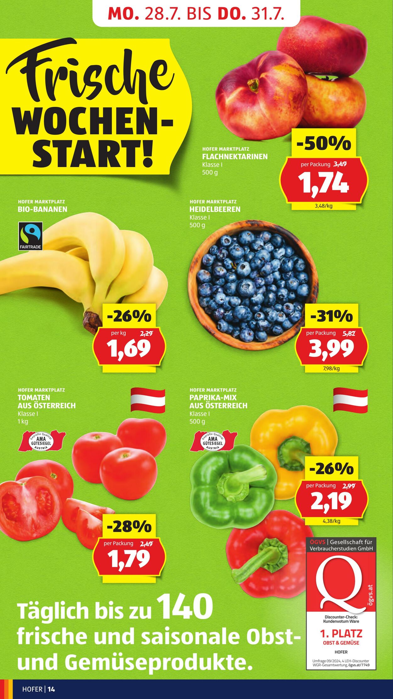 Prospekt Hofer 25.07.2025 - 31.07.2025