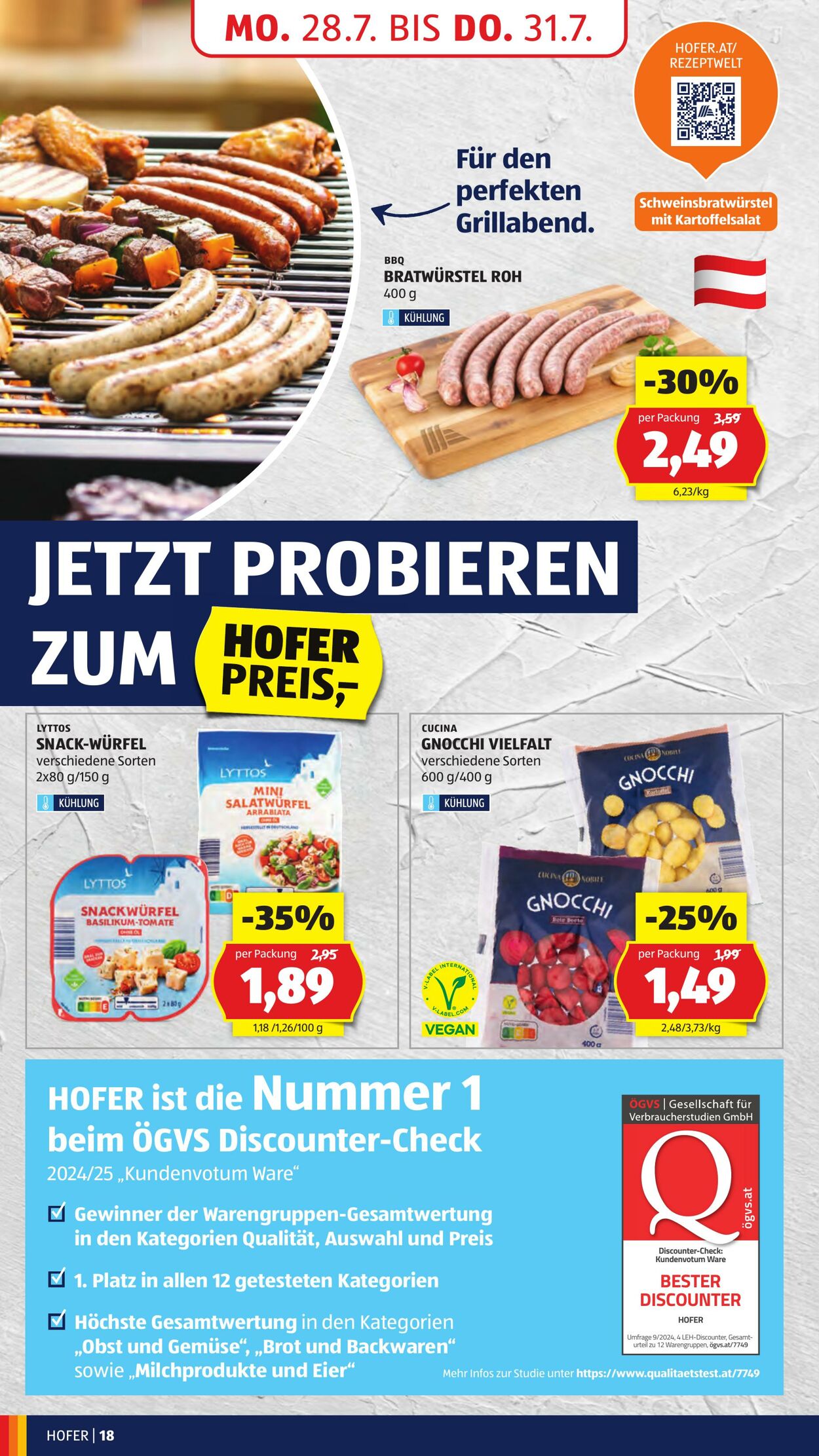 Prospekt Hofer 25.07.2025 - 31.07.2025