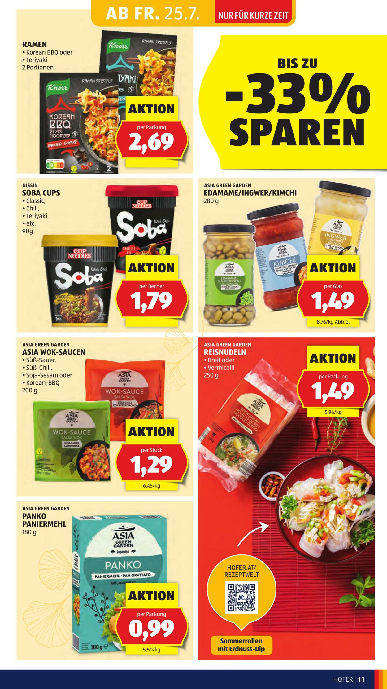 Prospekt Hofer 25.07.2025 - 31.07.2025
