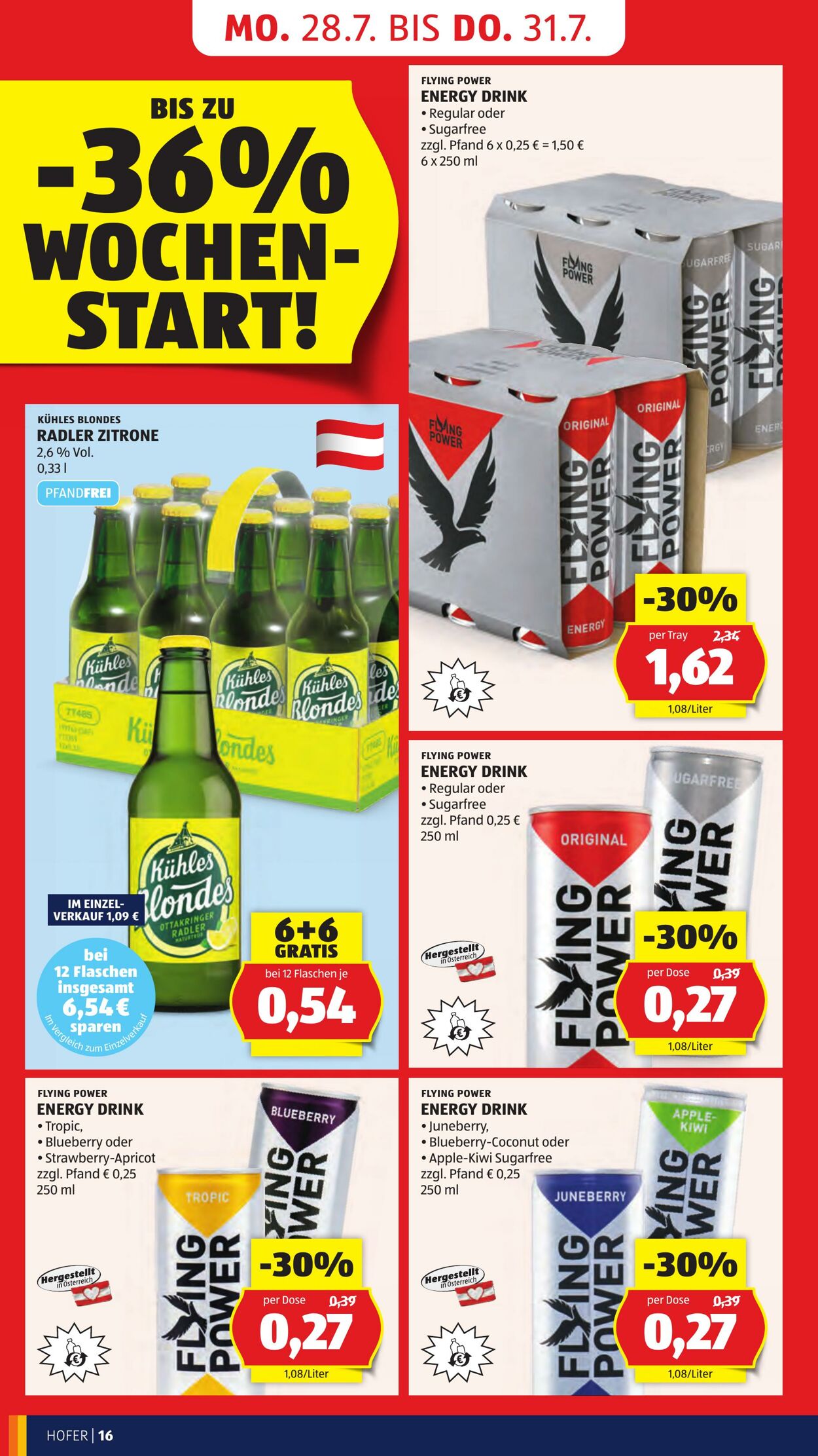Prospekt Hofer 25.07.2025 - 31.07.2025
