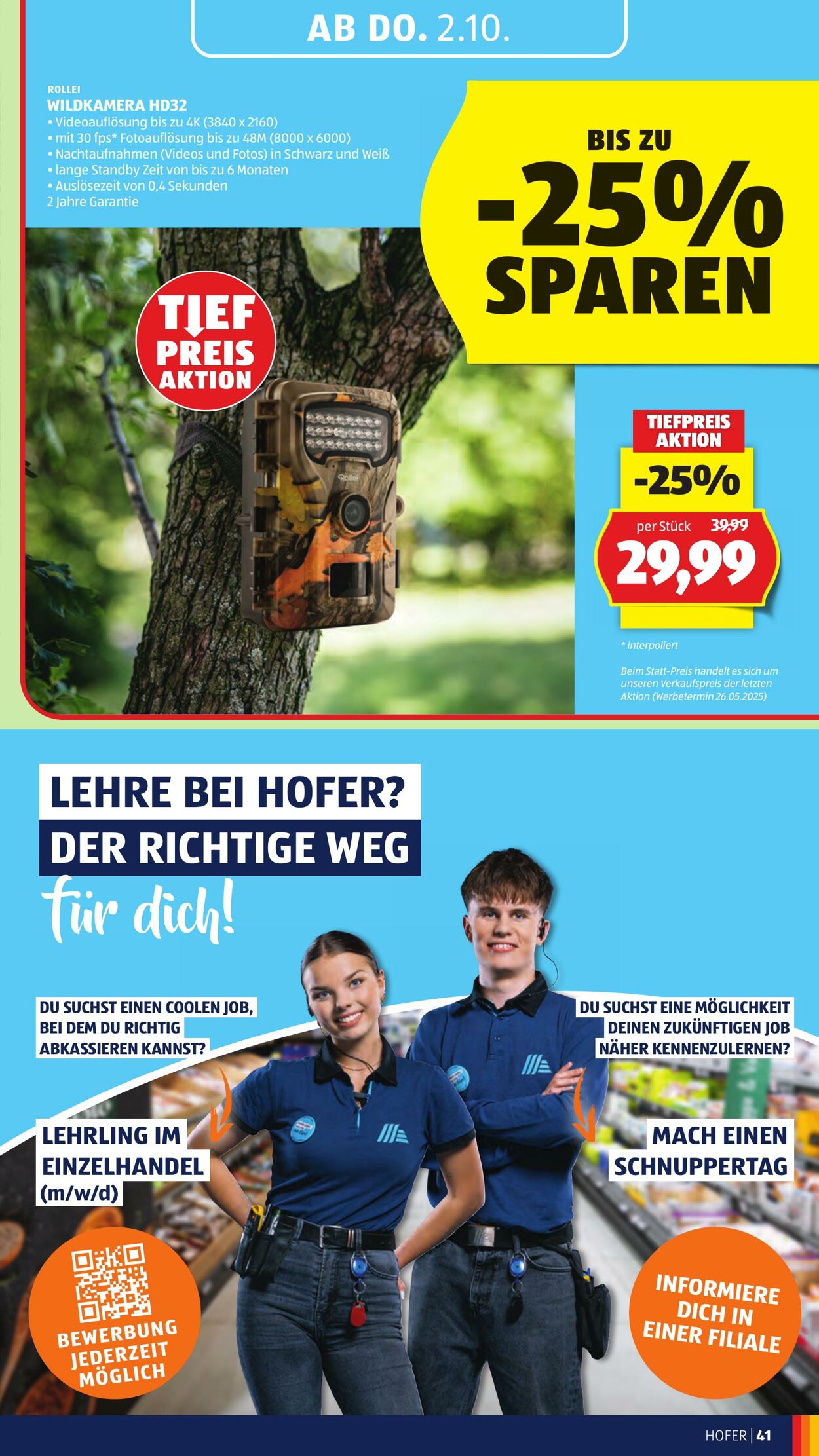 Prospekt Hofer 26.09.2025 - 02.10.2025