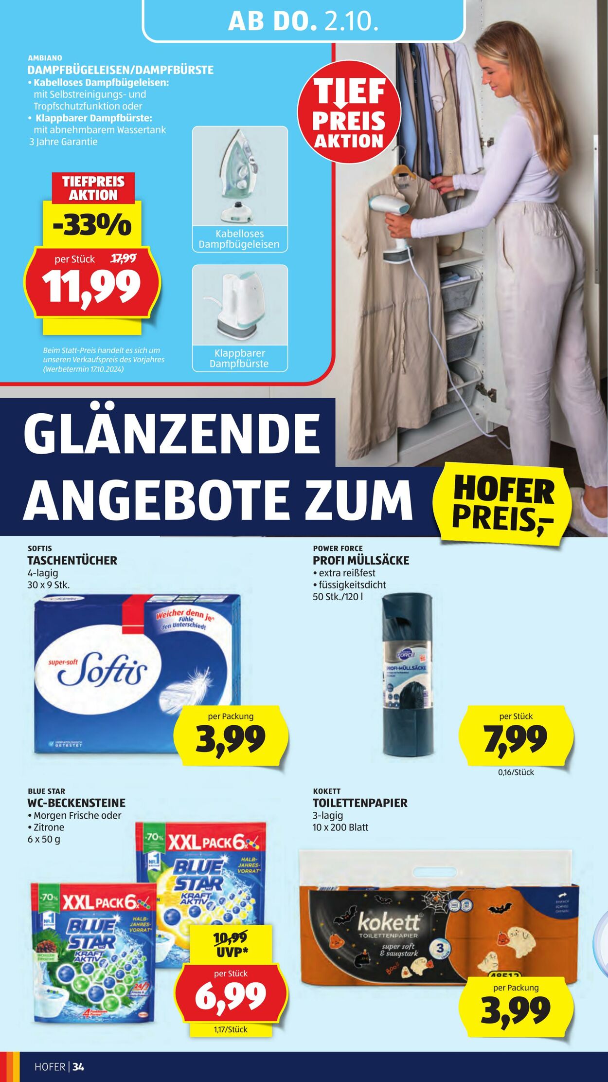 Prospekt Hofer 26.09.2025 - 02.10.2025