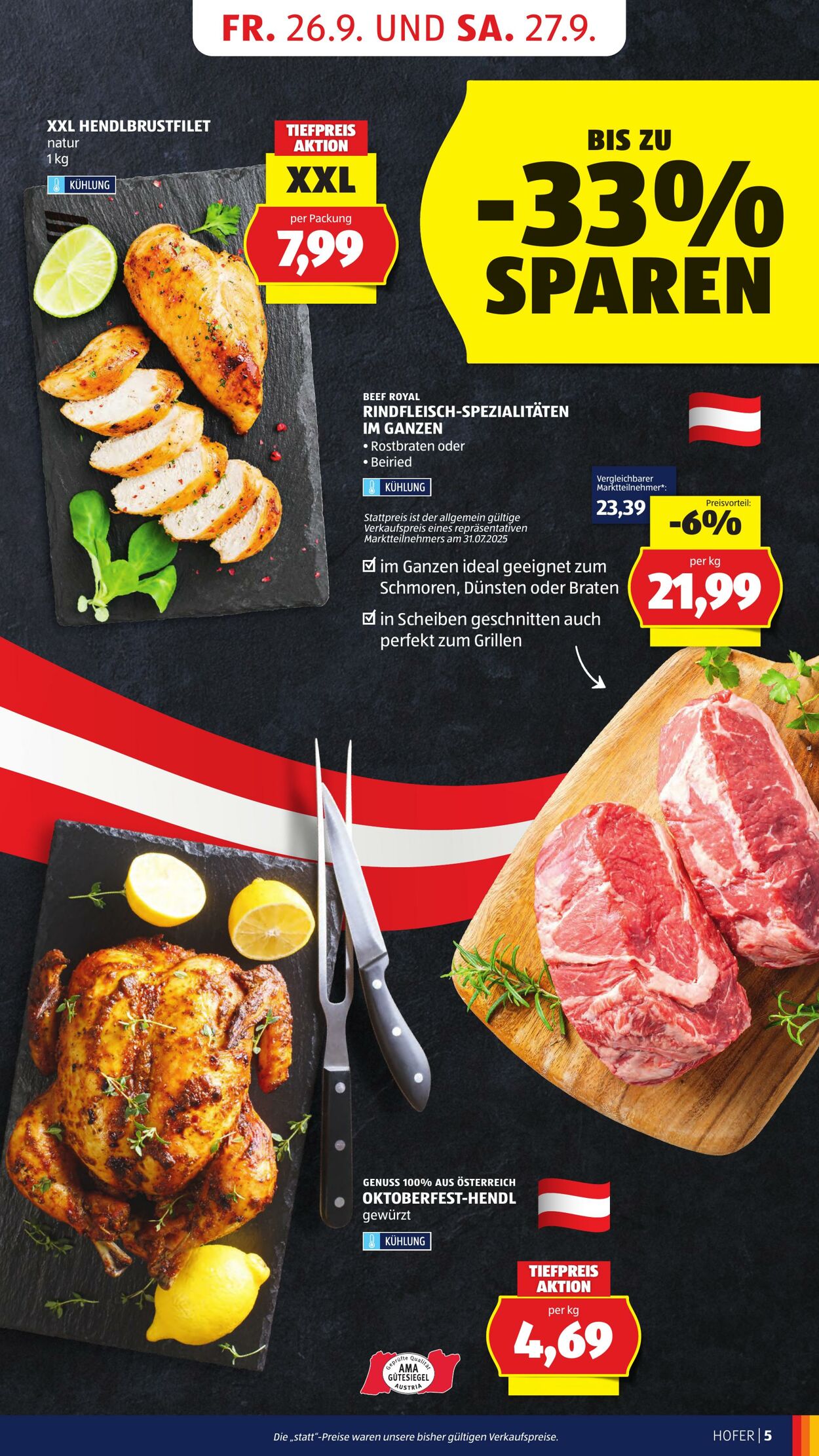 Prospekt Hofer 26.09.2025 - 02.10.2025