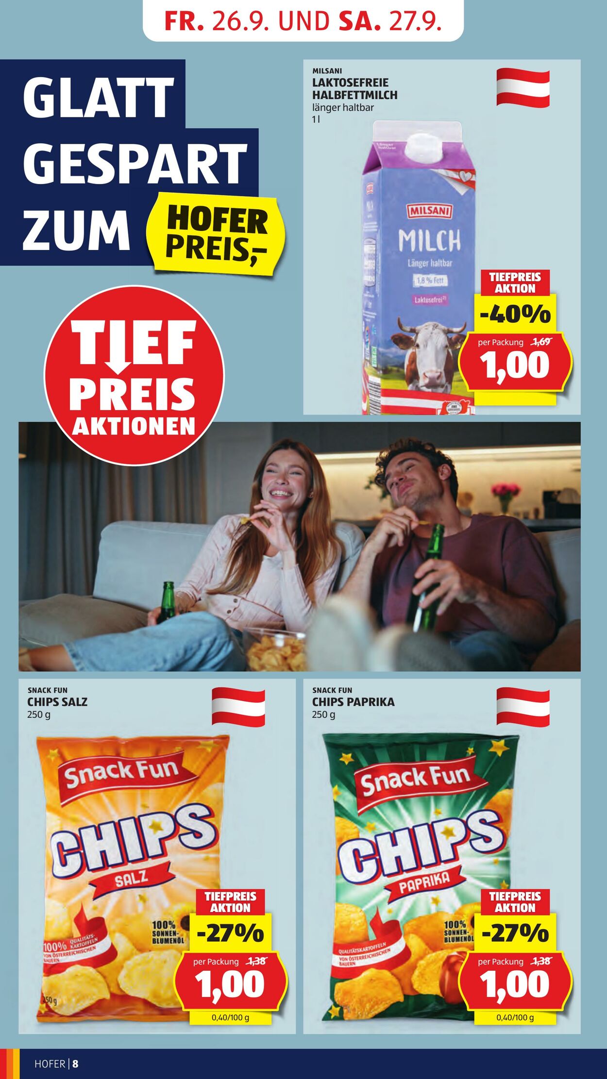 Prospekt Hofer 26.09.2025 - 02.10.2025