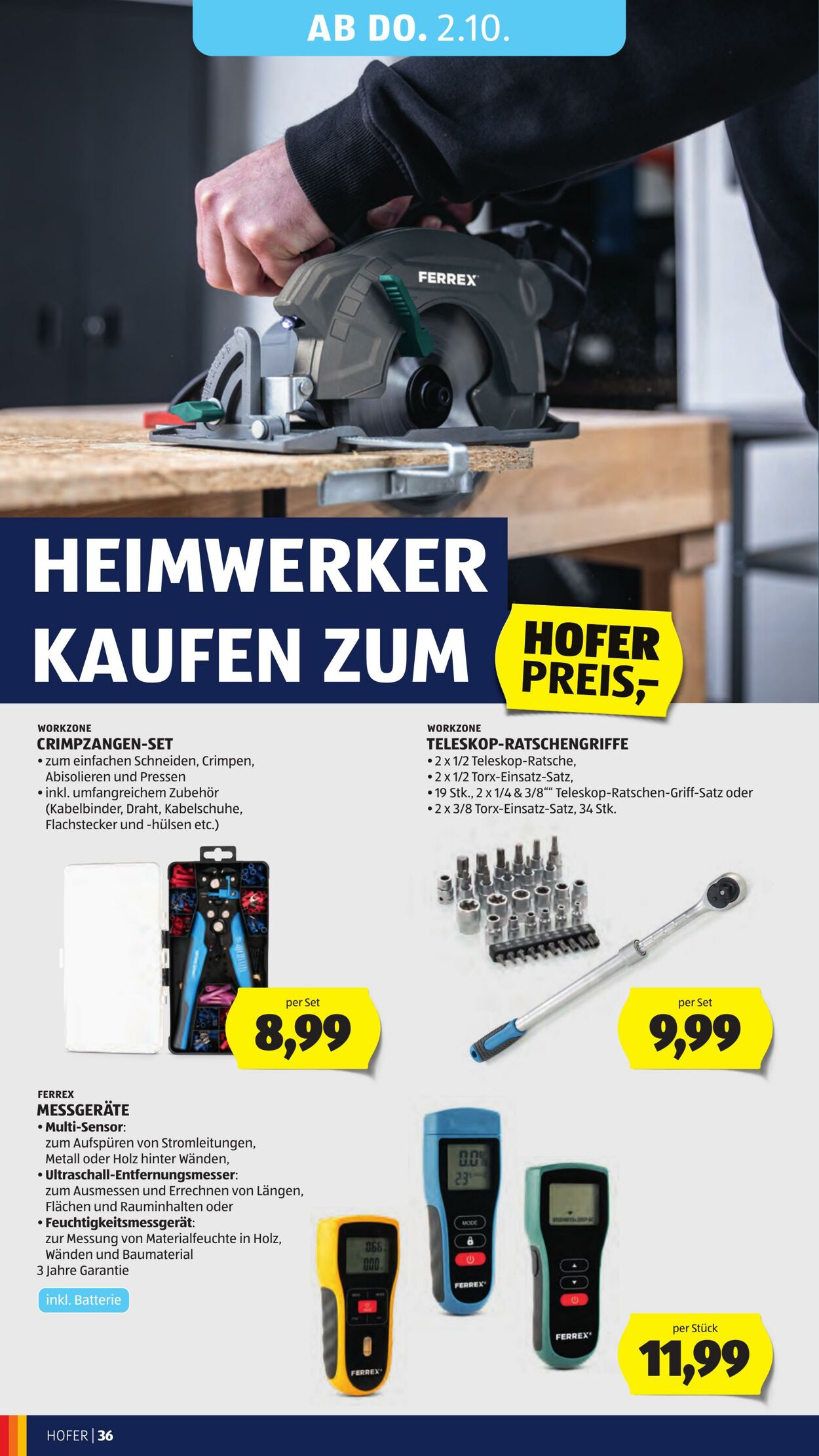 Prospekt Hofer 26.09.2025 - 02.10.2025