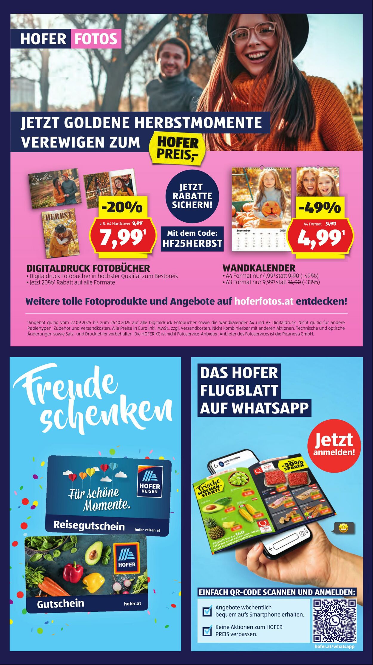 Prospekt Hofer 26.09.2025 - 02.10.2025