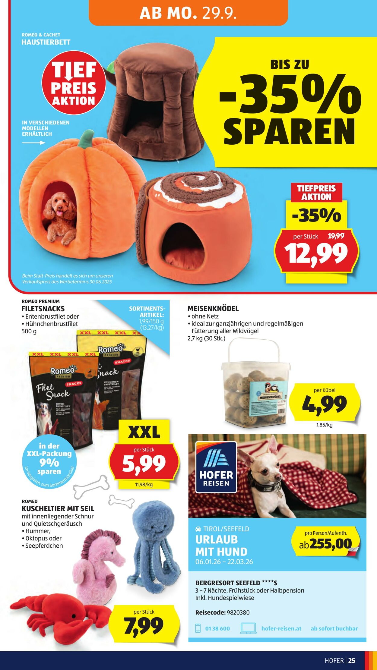 Prospekt Hofer 26.09.2025 - 02.10.2025