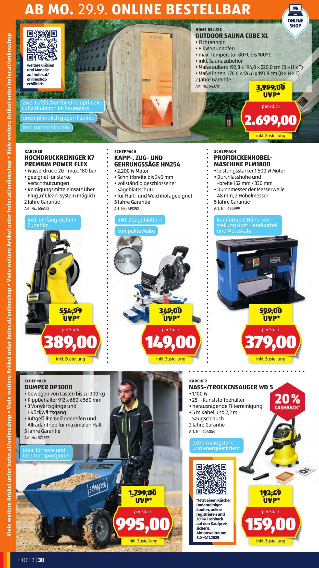 Prospekt Hofer 26.09.2025 - 02.10.2025