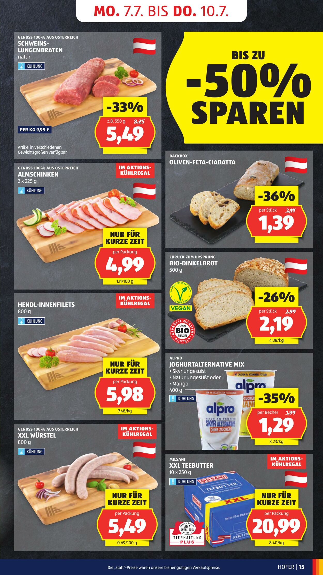 Prospekt Hofer 27.06.2025 - 03.07.2025