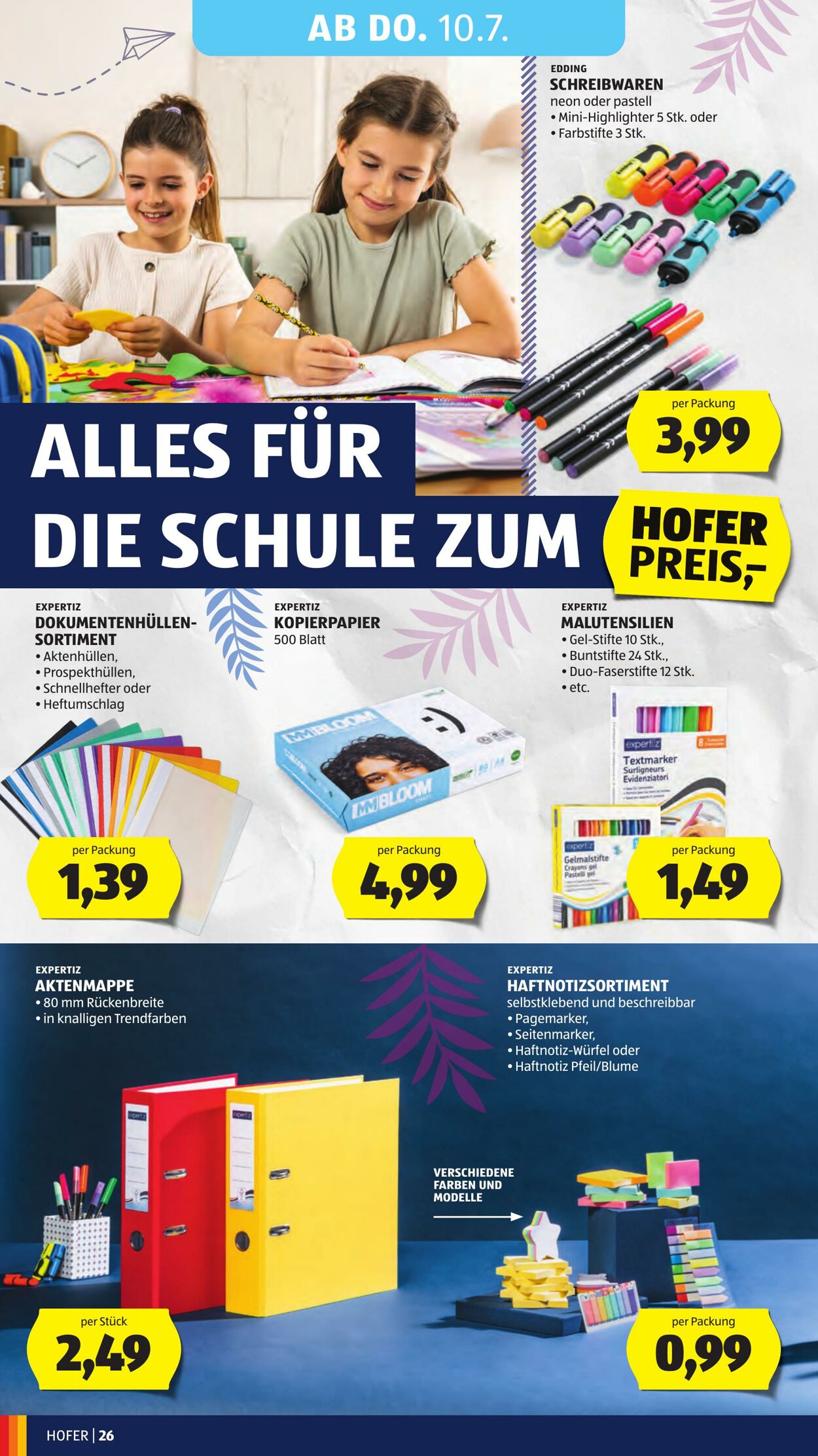 Prospekt Hofer 27.06.2025 - 03.07.2025