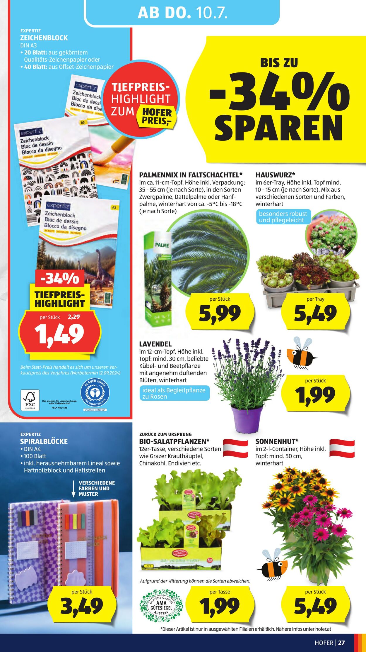 Prospekt Hofer 27.06.2025 - 03.07.2025