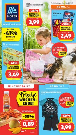 Prospekt Hofer 27.06.2025 - 03.07.2025