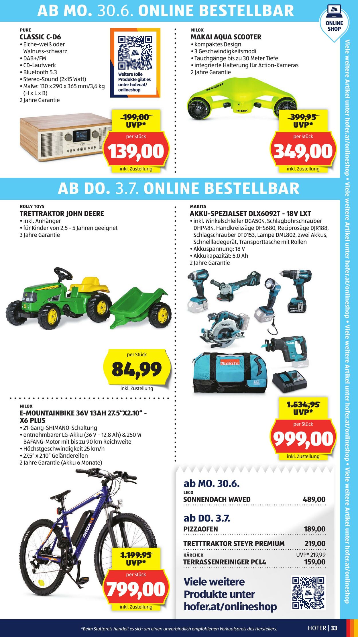 Prospekt Hofer 27.06.2025 - 03.07.2025