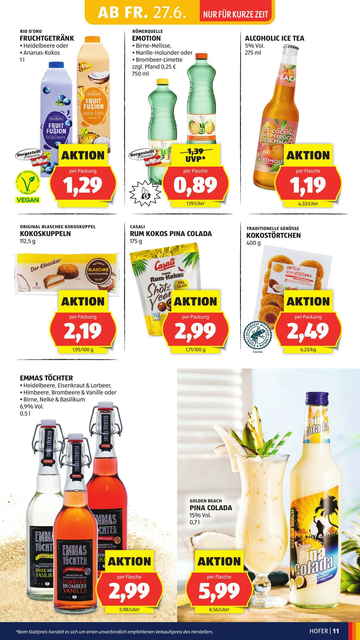 Prospekt Hofer 27.06.2025 - 03.07.2025