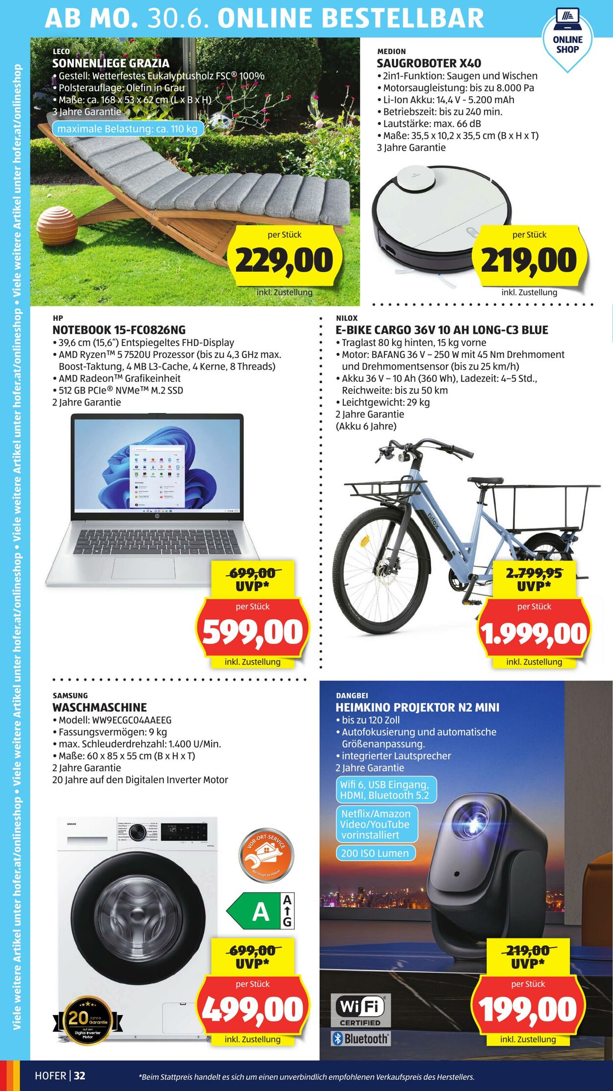 Prospekt Hofer 27.06.2025 - 03.07.2025