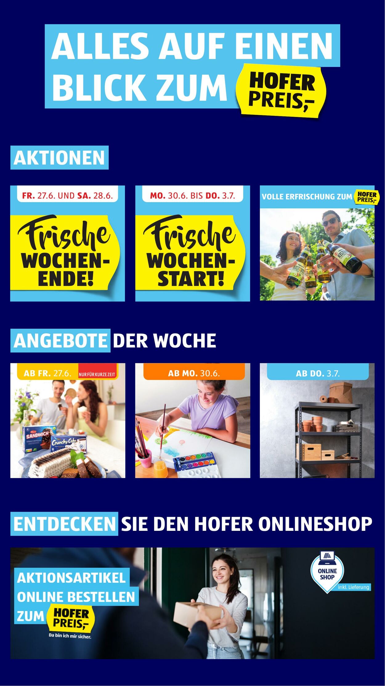 Prospekt Hofer 27.06.2025 - 03.07.2025