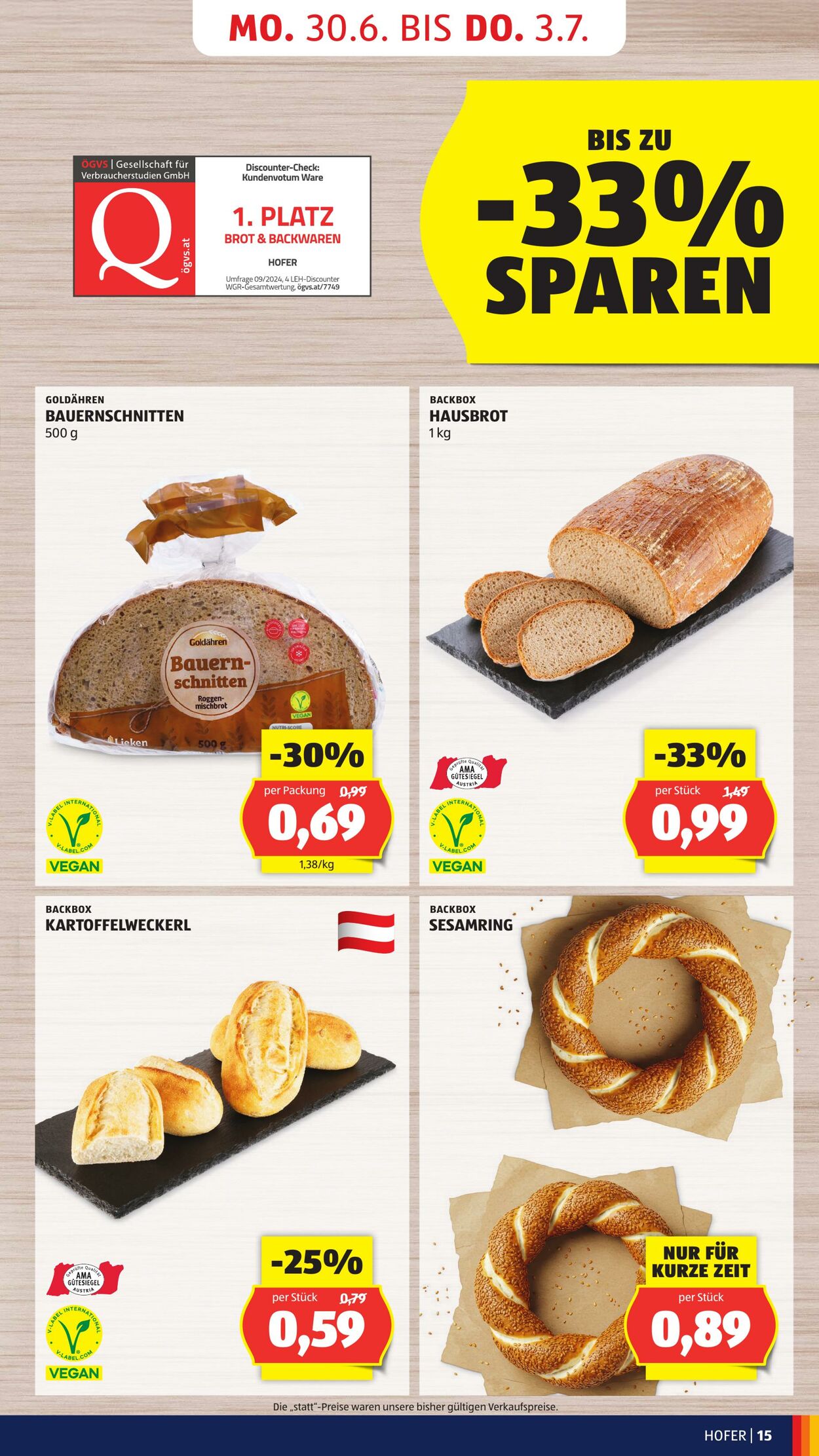 Prospekt Hofer 27.06.2025 - 03.07.2025
