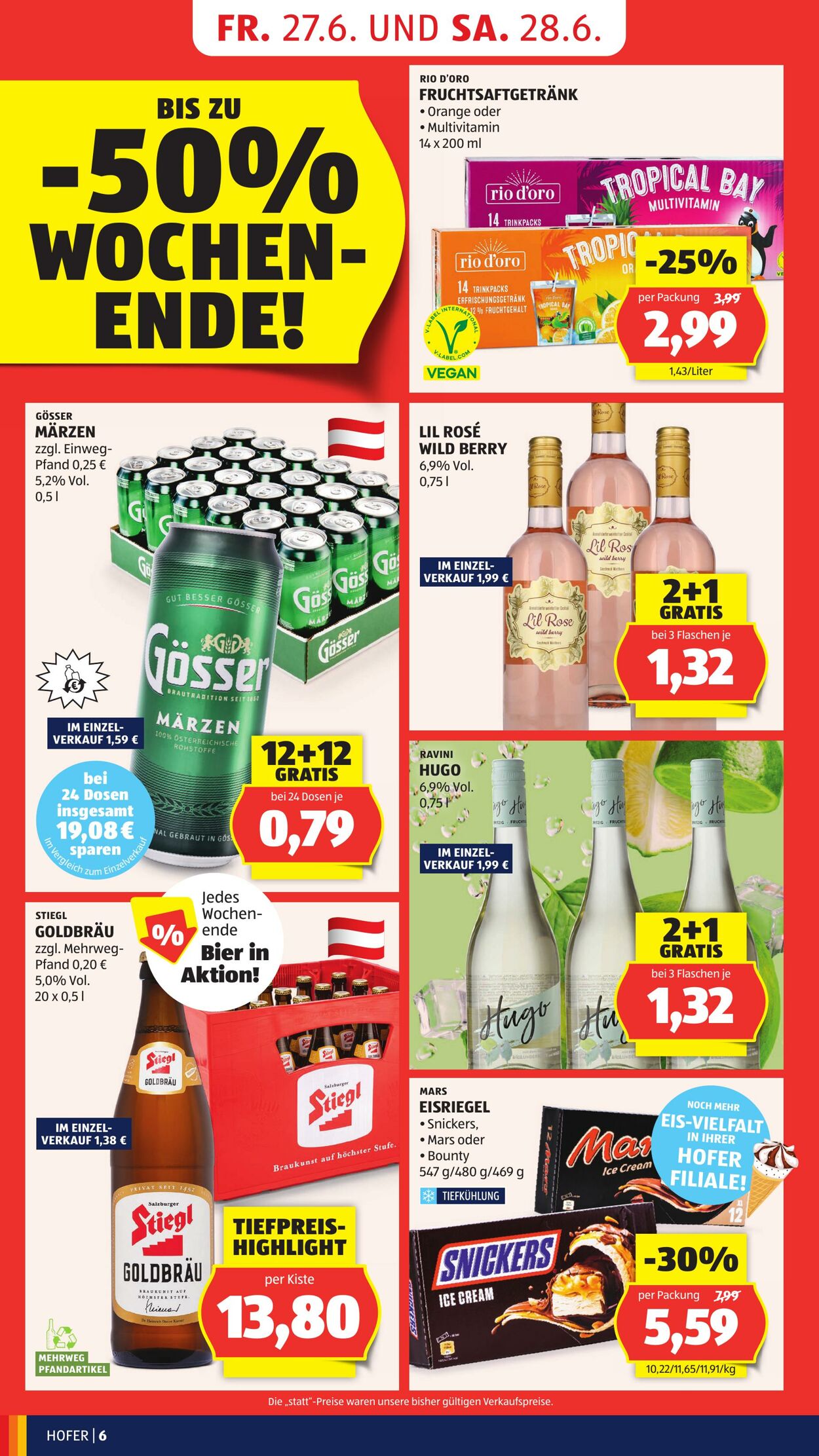 Prospekt Hofer 27.06.2025 - 03.07.2025