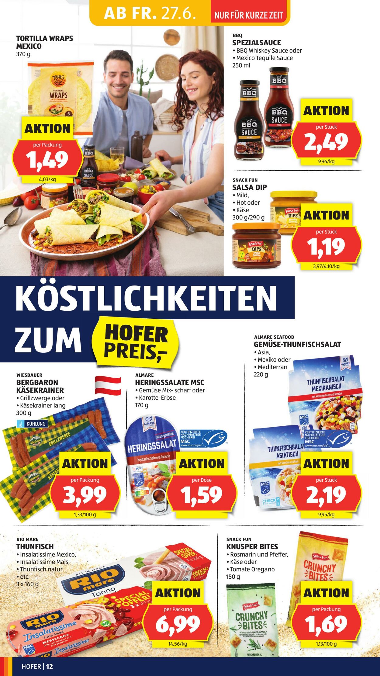 Prospekt Hofer 27.06.2025 - 03.07.2025