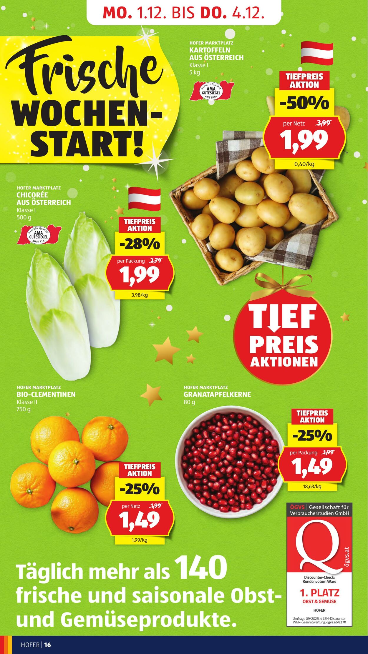 Prospekt Hofer 28.11.2025 - 04.12.2025