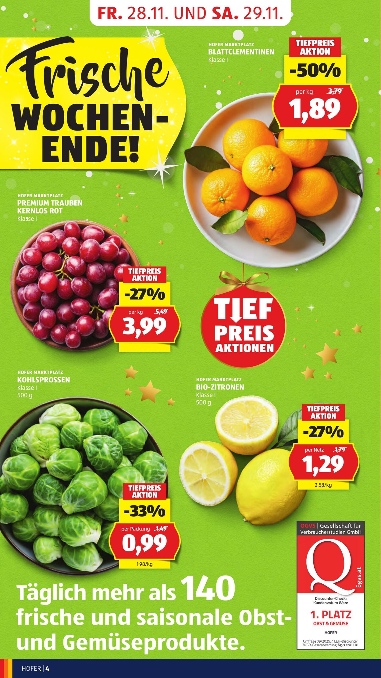 Prospekt Hofer 28.11.2025 - 04.12.2025