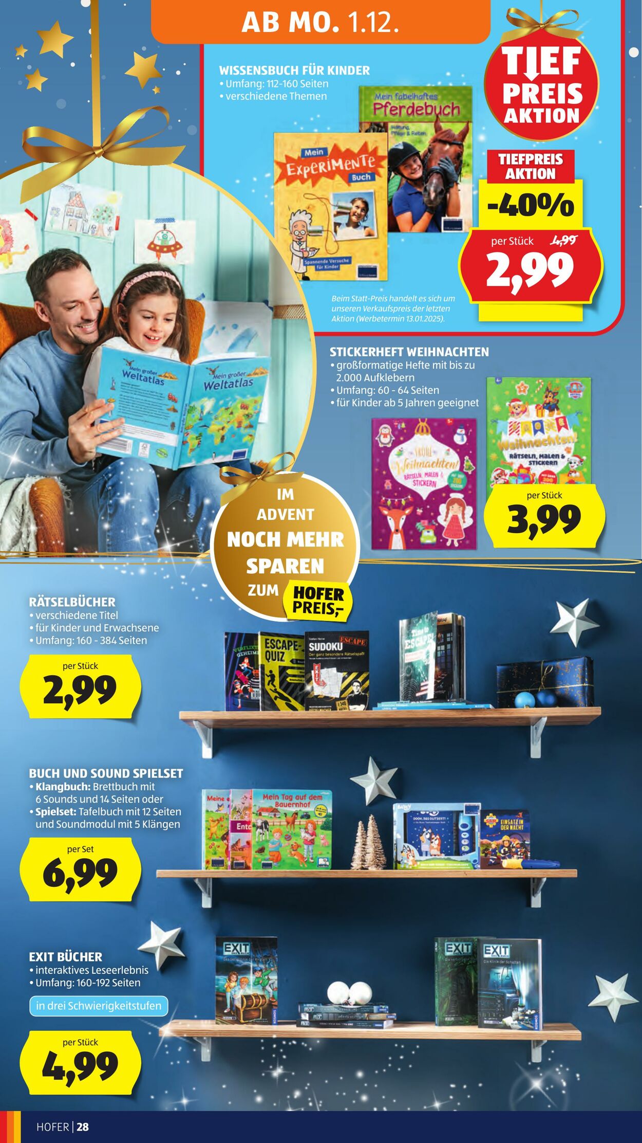 Prospekt Hofer 28.11.2025 - 04.12.2025