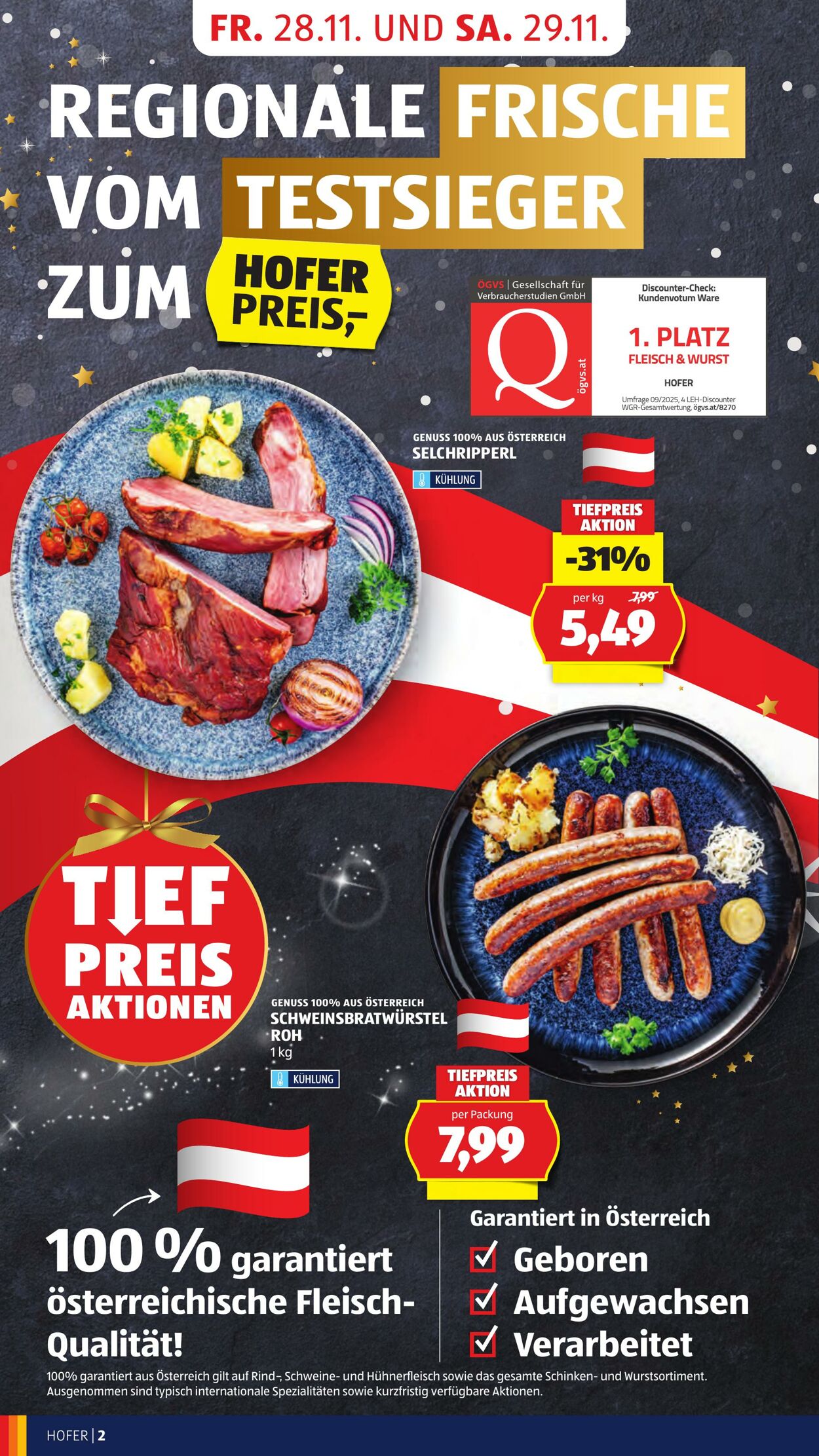 Prospekt Hofer 28.11.2025 - 04.12.2025