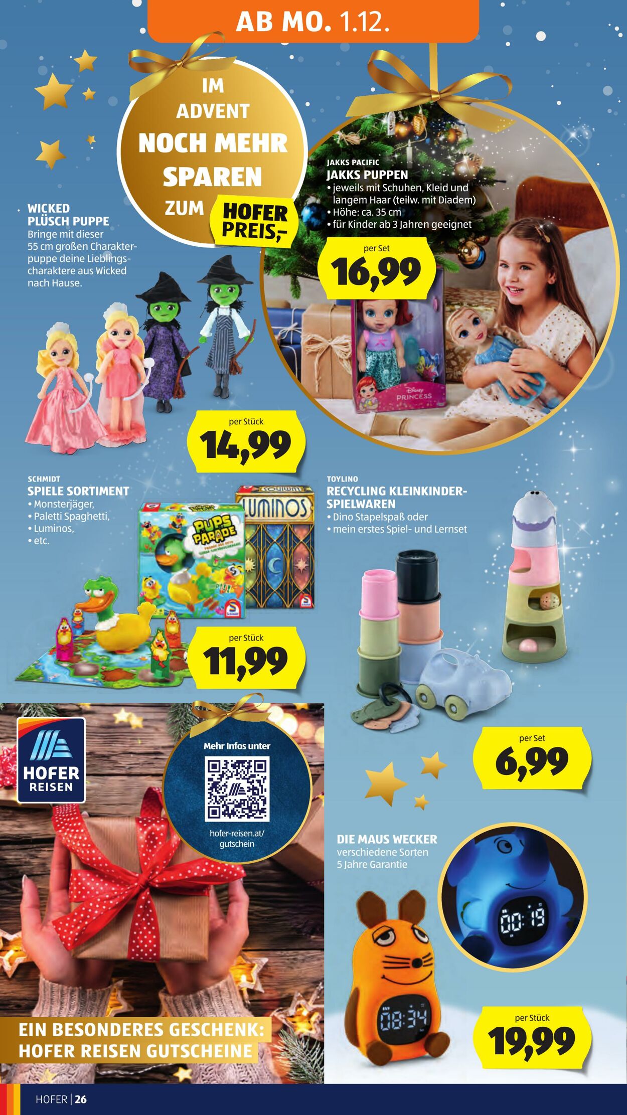 Prospekt Hofer 28.11.2025 - 04.12.2025