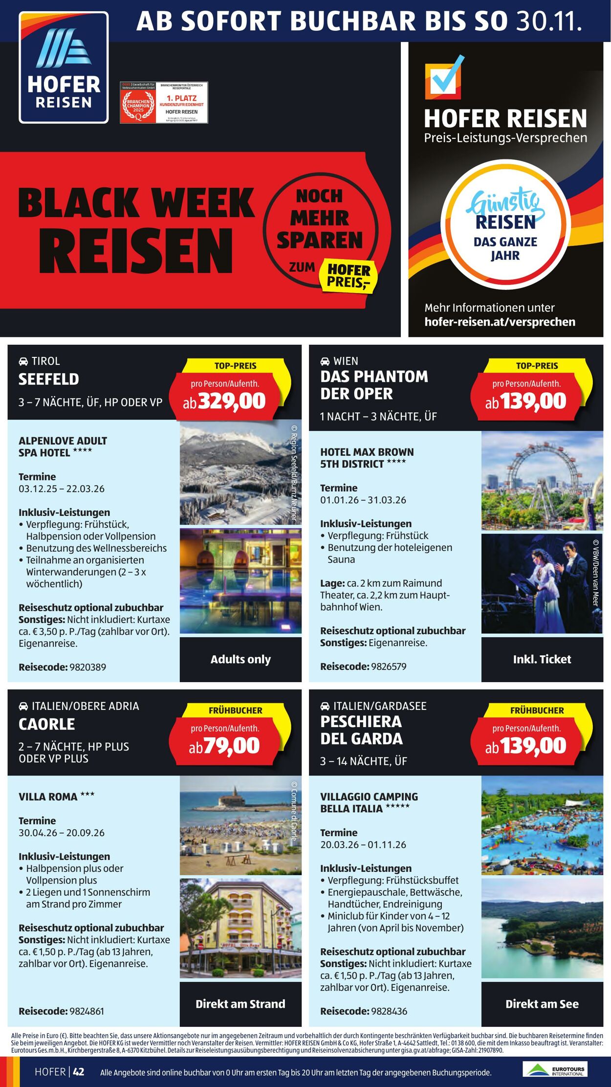 Prospekt Hofer 28.11.2025 - 04.12.2025