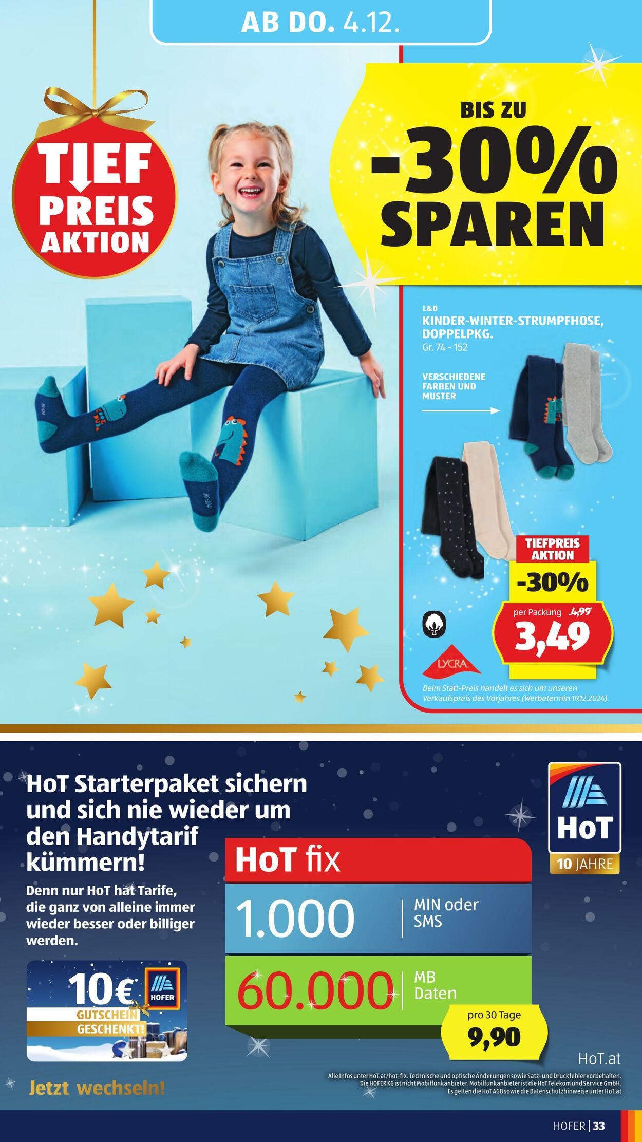 Prospekt Hofer 28.11.2025 - 04.12.2025