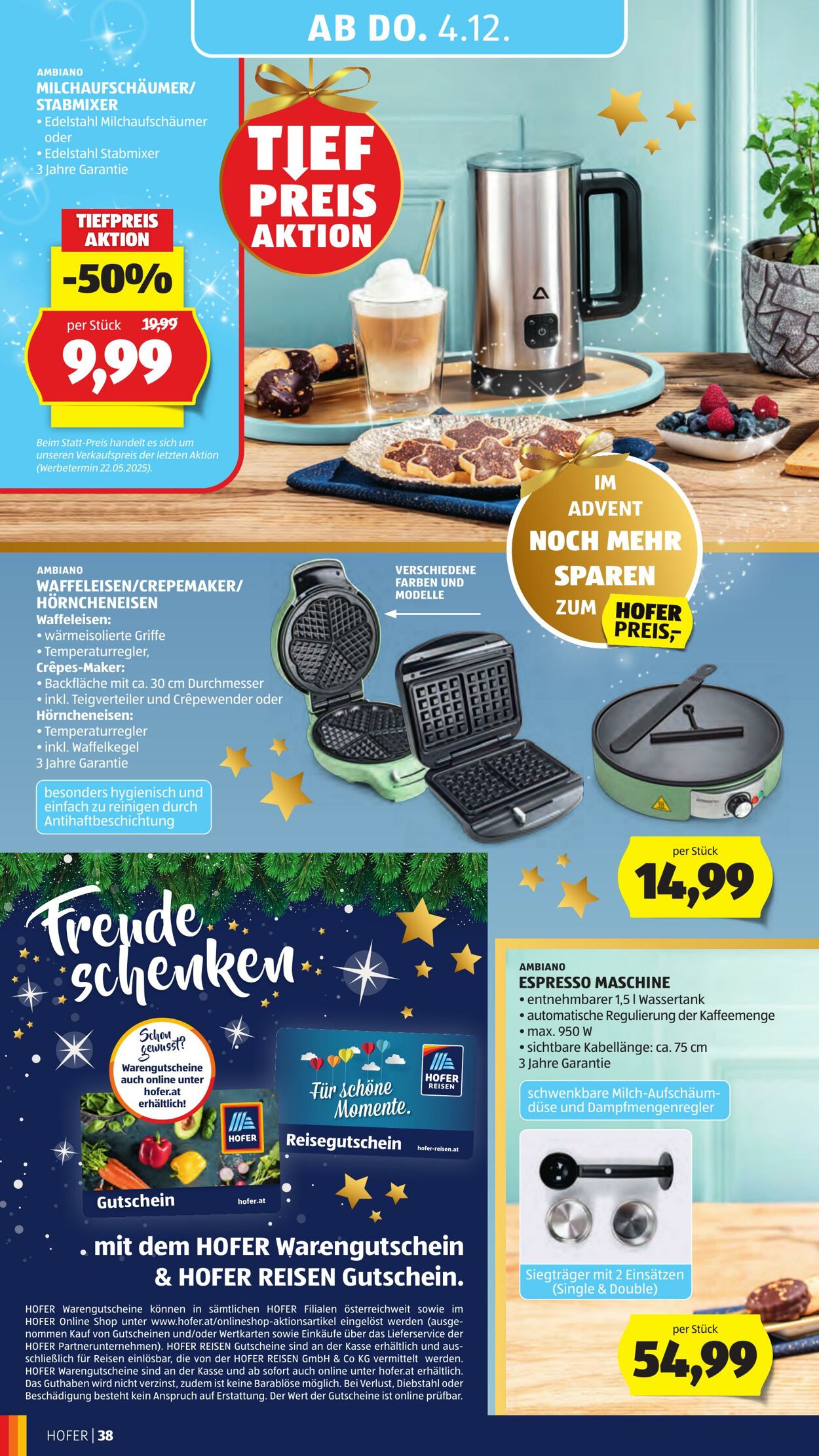 Prospekt Hofer 28.11.2025 - 04.12.2025