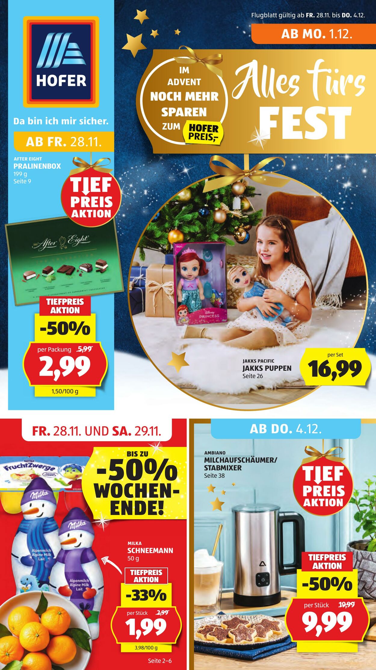 Prospekt Hofer 28.11.2025 - 04.12.2025