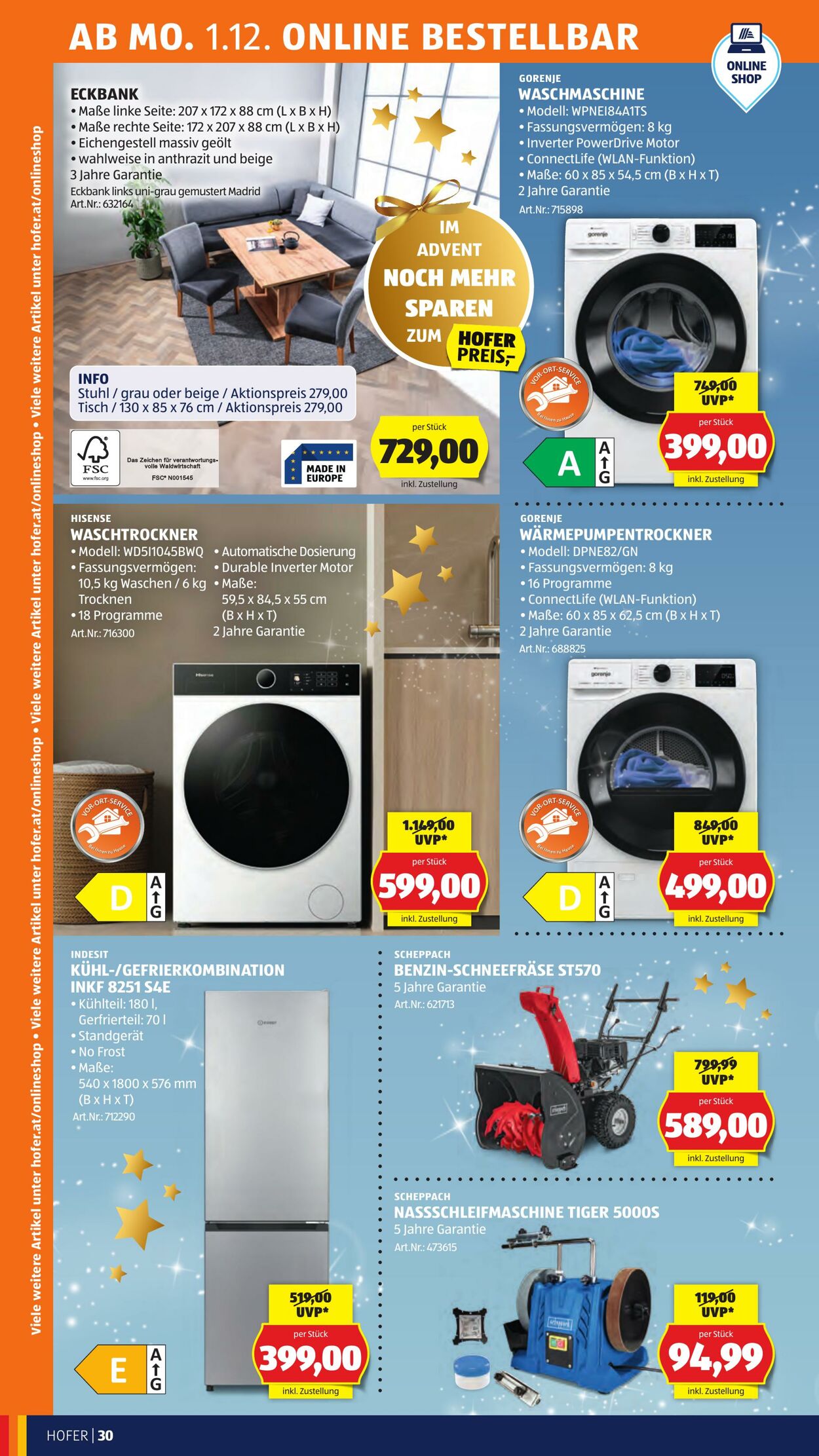 Prospekt Hofer 28.11.2025 - 04.12.2025