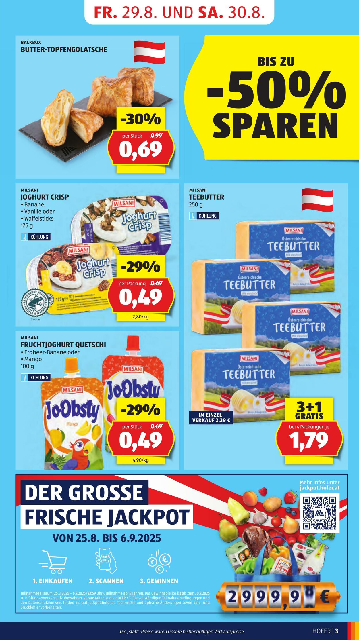 Prospekt Hofer 29.08.2025 - 04.09.2025