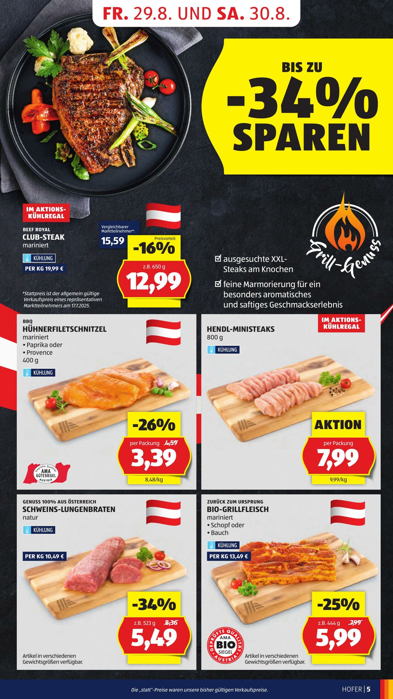 Prospekt Hofer 29.08.2025 - 04.09.2025