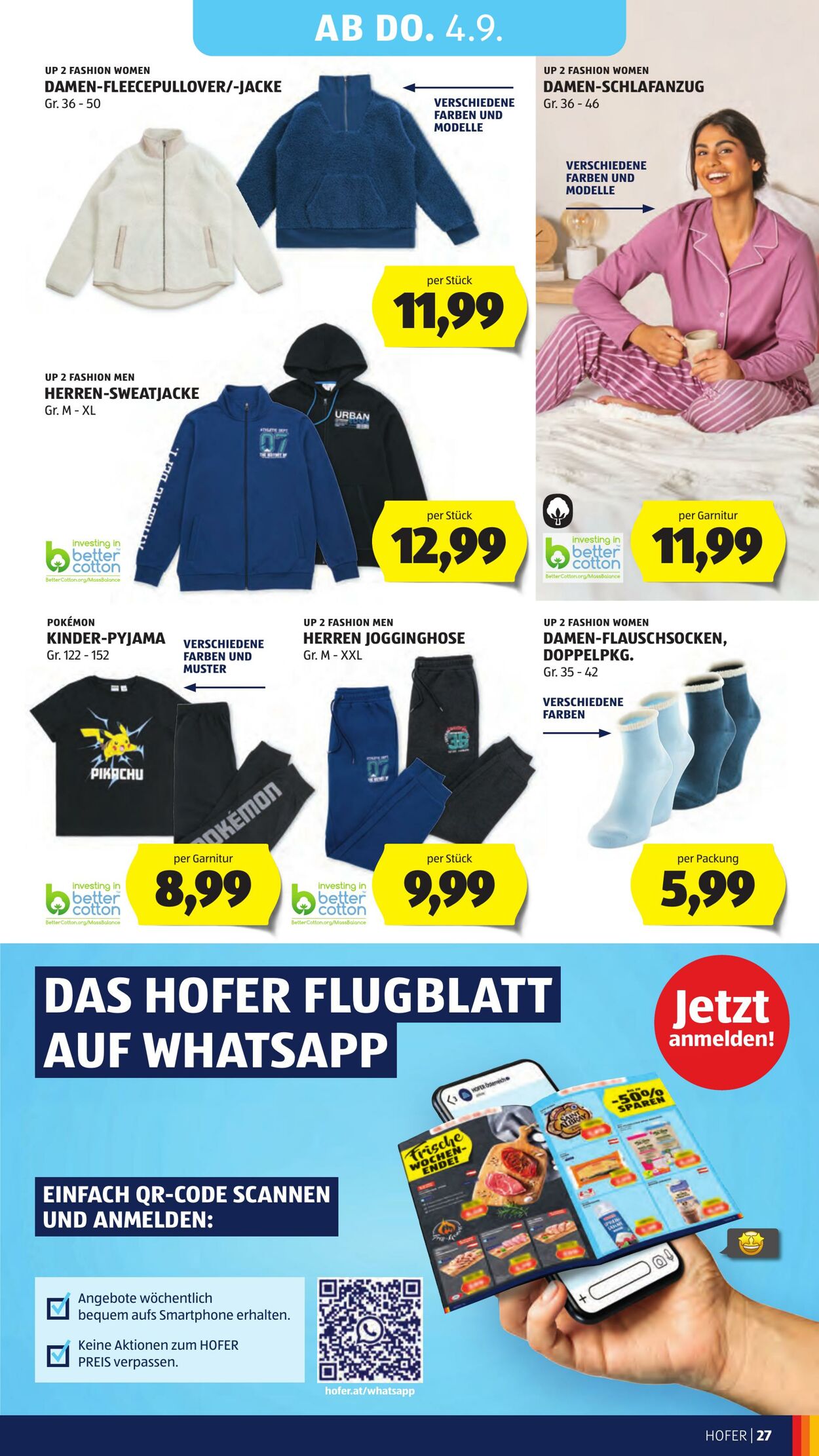 Prospekt Hofer 29.08.2025 - 04.09.2025