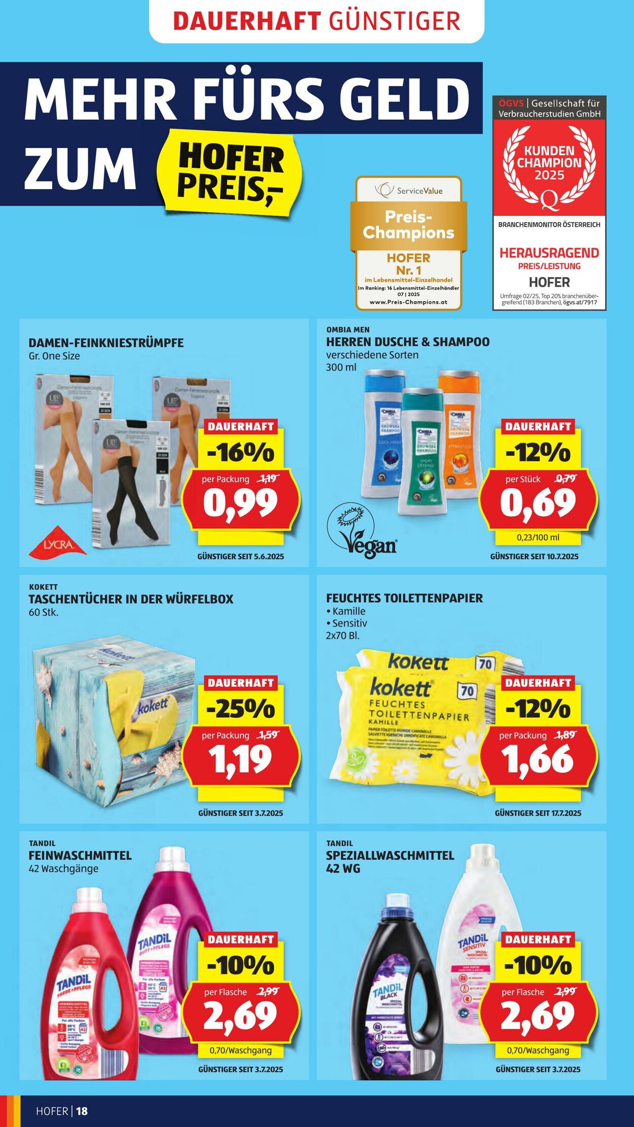 Prospekt Hofer 29.08.2025 - 04.09.2025