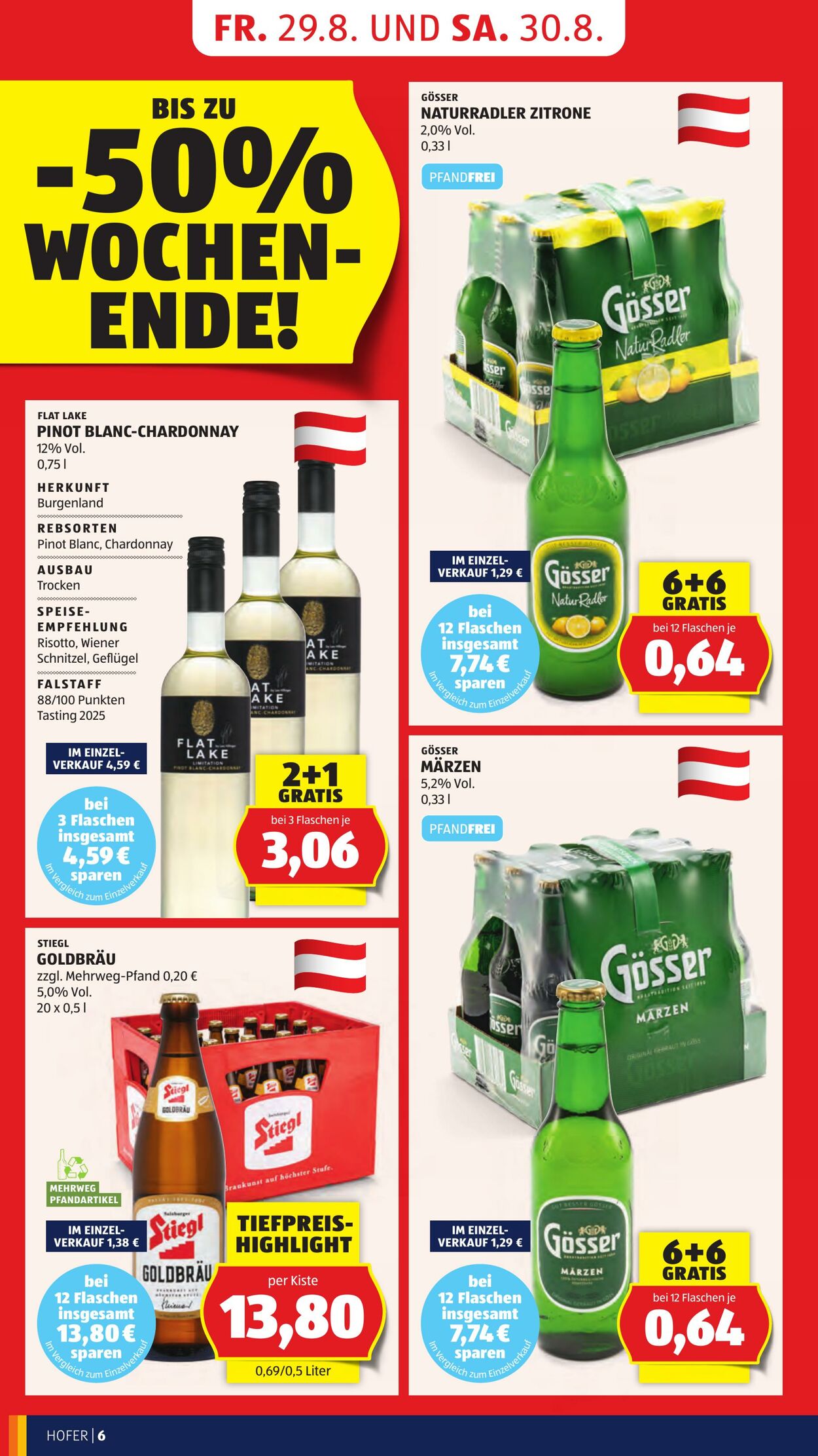Prospekt Hofer 29.08.2025 - 04.09.2025