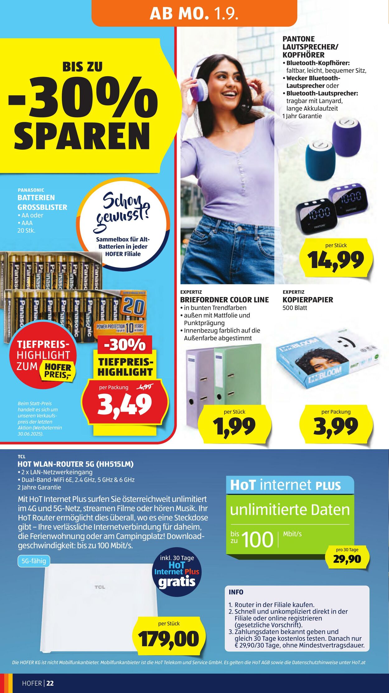 Prospekt Hofer 29.08.2025 - 04.09.2025