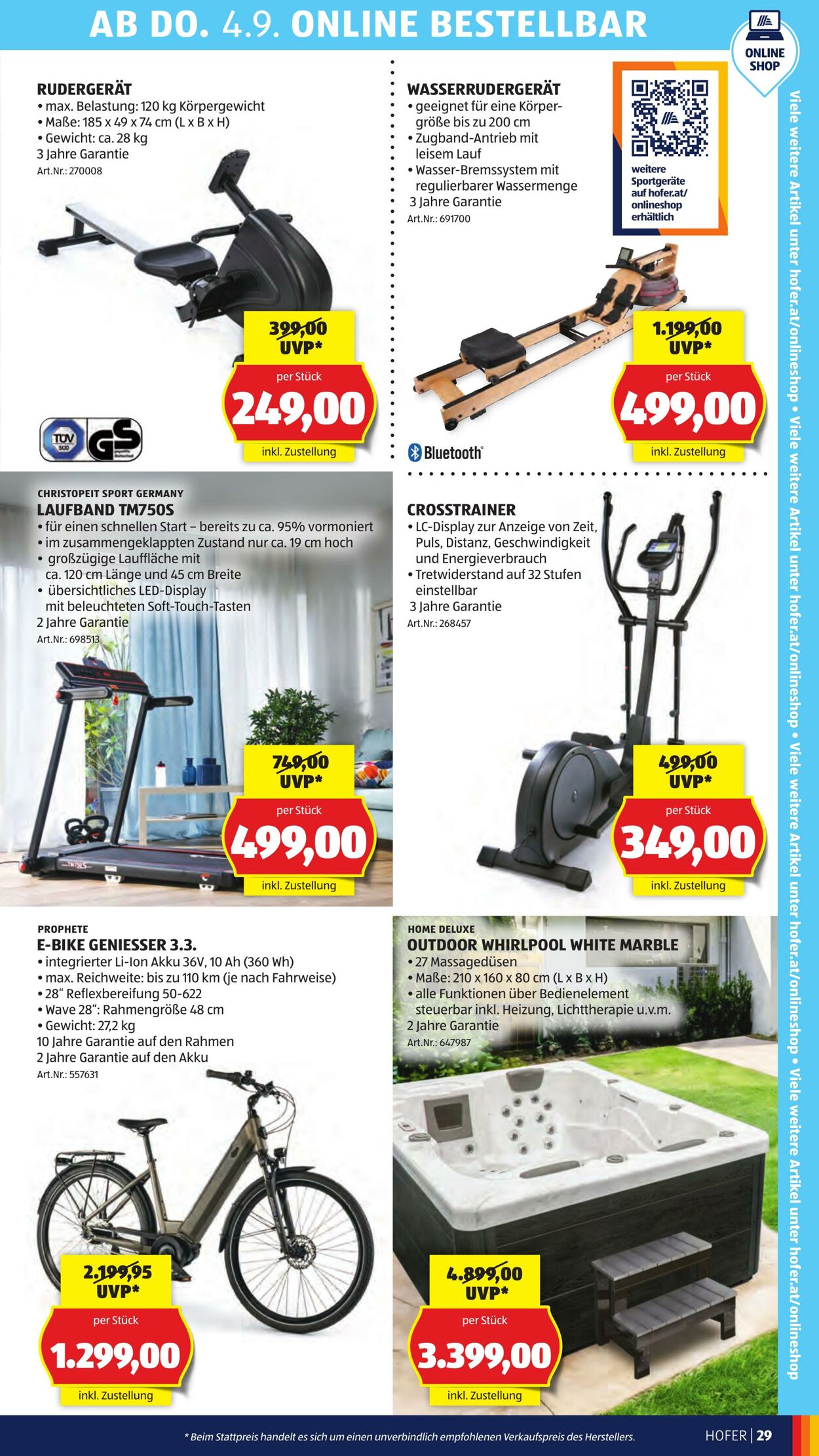 Prospekt Hofer 29.08.2025 - 04.09.2025