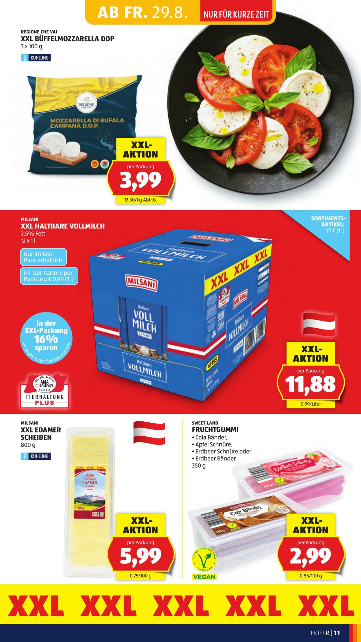 Prospekt Hofer 29.08.2025 - 04.09.2025