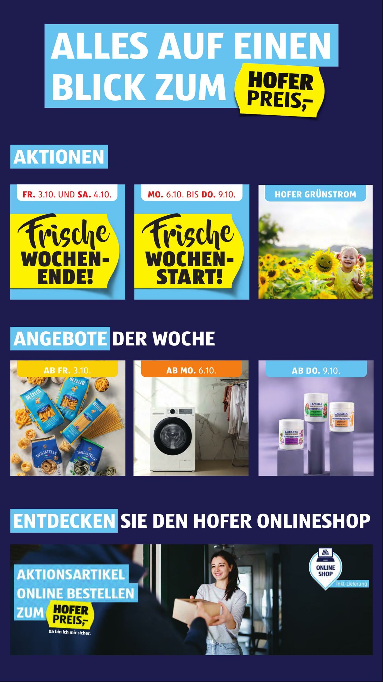 Prospekt Hofer 03.10.2025 - 09.10.2025
