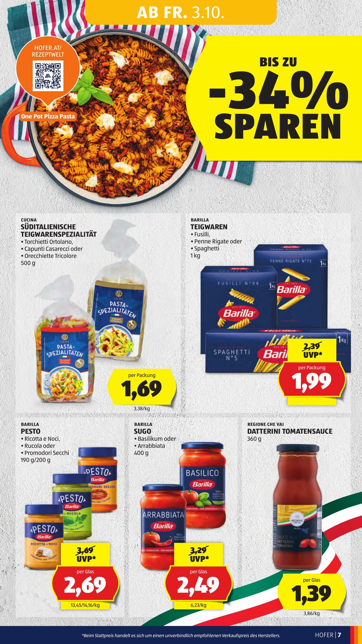 Prospekt Hofer 03.10.2025 - 09.10.2025