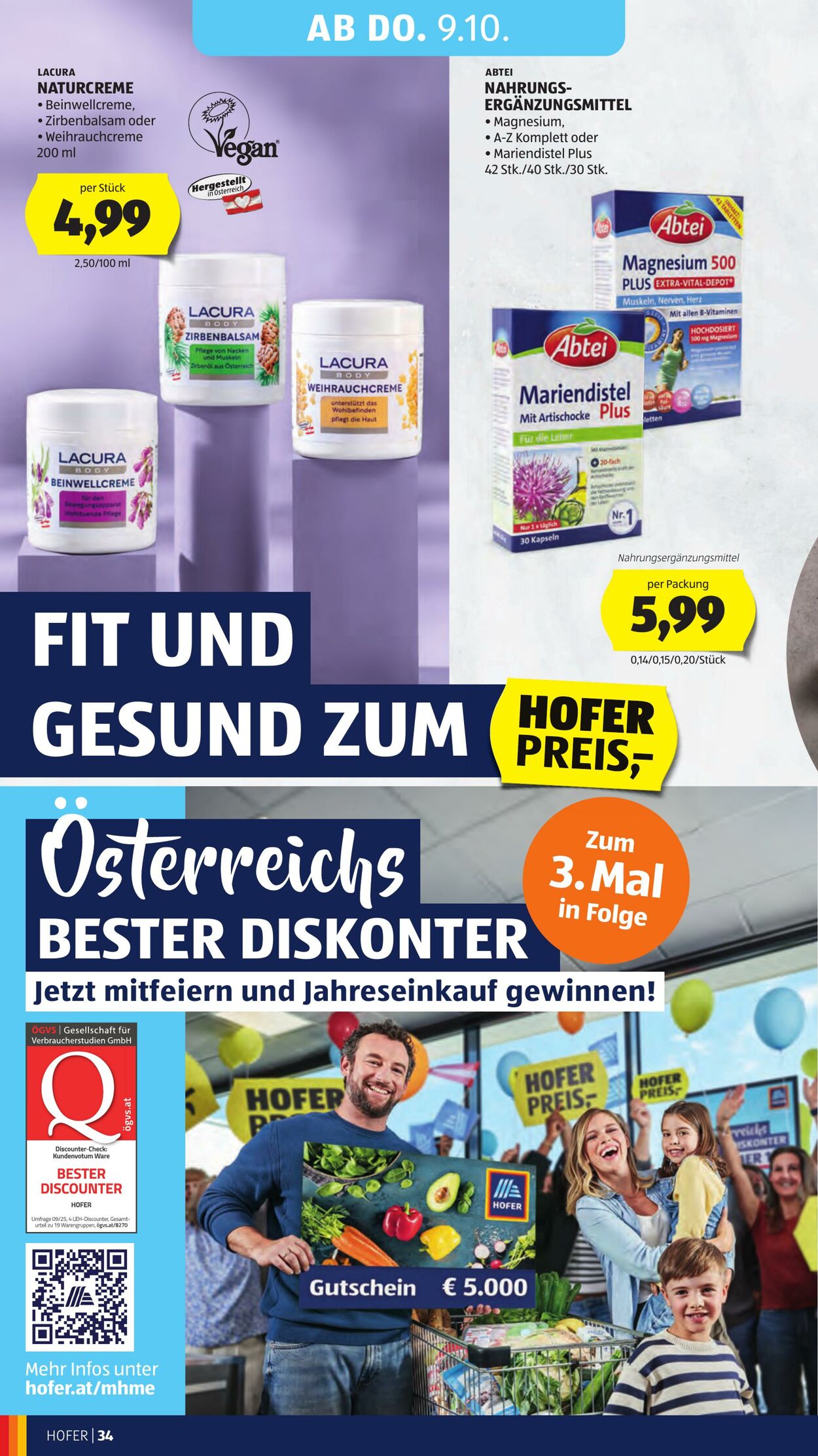 Prospekt Hofer 03.10.2025 - 09.10.2025