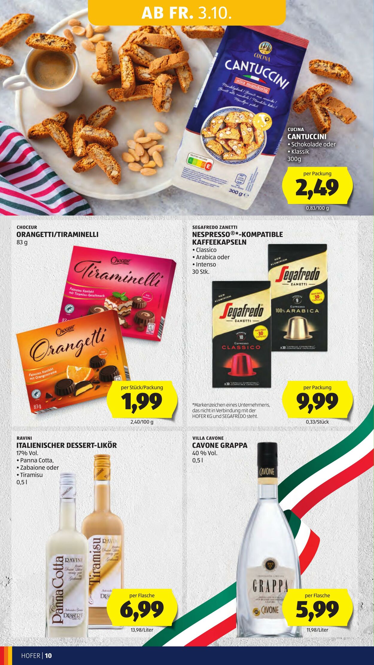 Prospekt Hofer 03.10.2025 - 09.10.2025