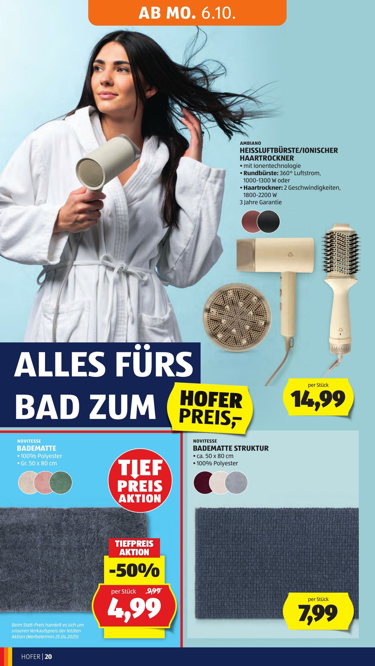 Prospekt Hofer 03.10.2025 - 09.10.2025