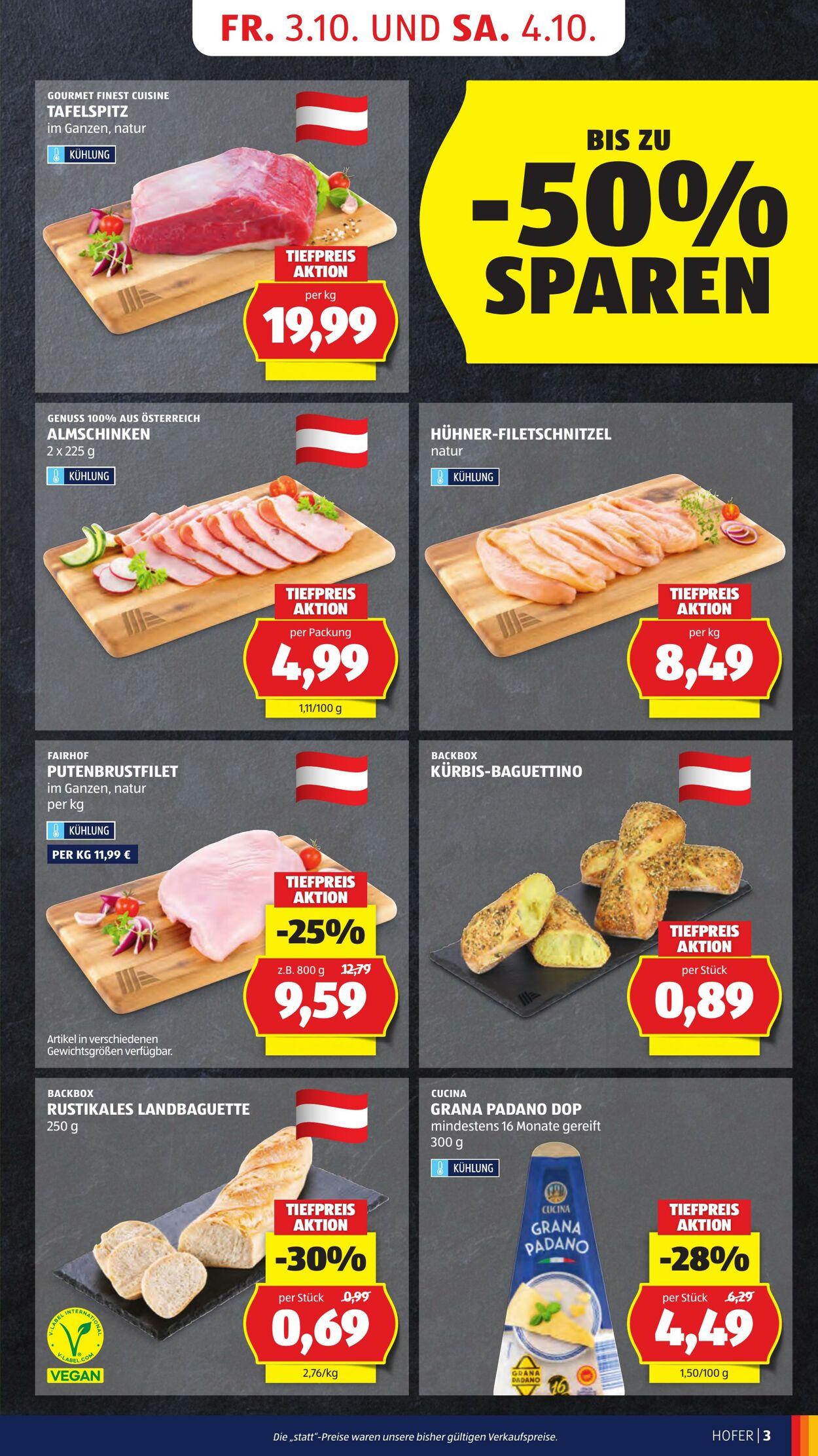 Prospekt Hofer 03.10.2025 - 09.10.2025