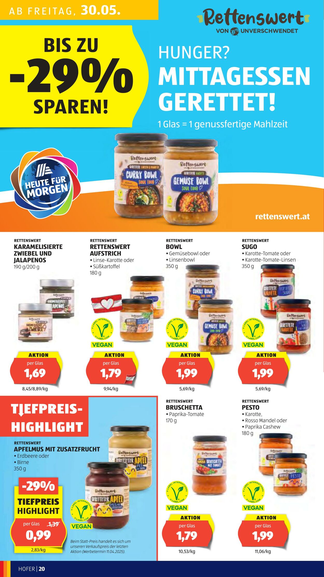 Prospekt Hofer 30.05.2025 - 05.06.2025