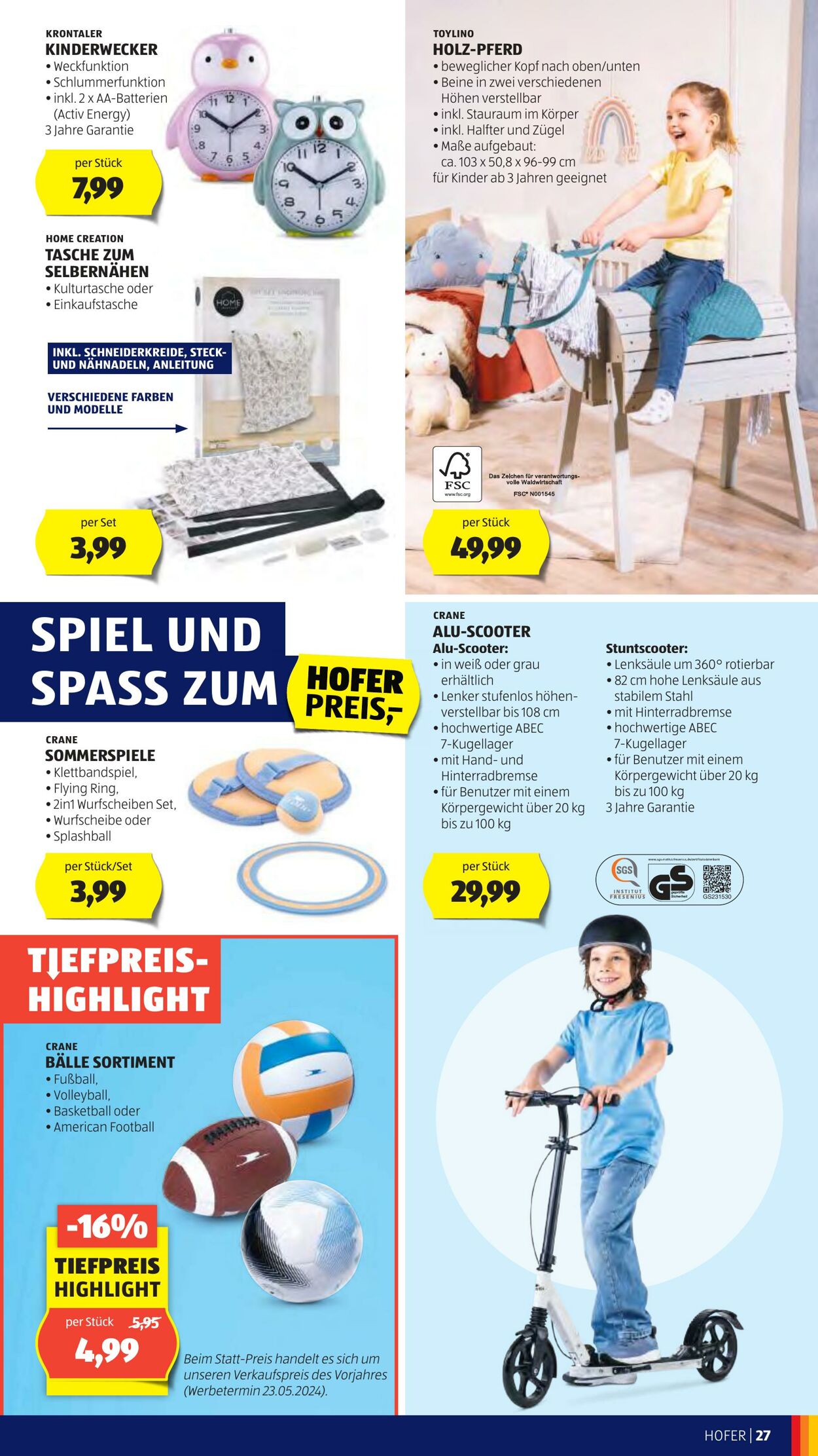 Prospekt Hofer 30.05.2025 - 05.06.2025
