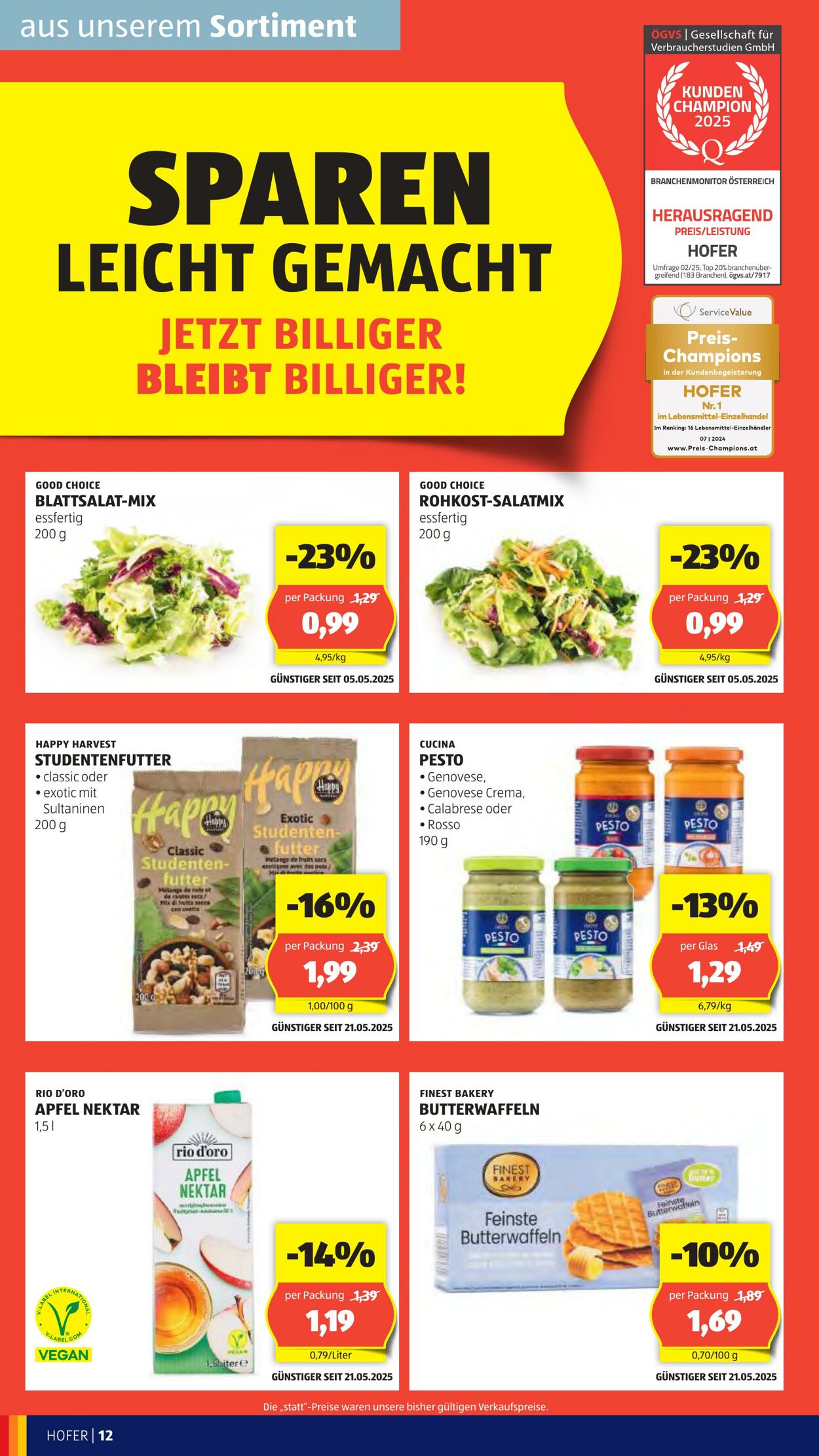 Prospekt Hofer 30.05.2025 - 05.06.2025